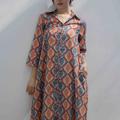 Đầm Sơ Mi Cotton Cao Cấp Luna Llena