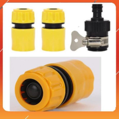 Bộ dây vòi xịt nước rửa xe, tưới cây , tăng áp 3 lần, loại 7m, 10m 206318 đầu đồng, cút,nối đen+  khăn phượt