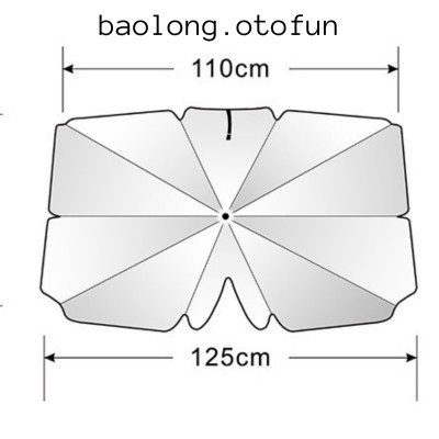 Dù che nắng ô tô cao cấp bảo vệ taplo, Ô che nắng kính lái ô tô cao cấp chống tia UV hiệu quả
