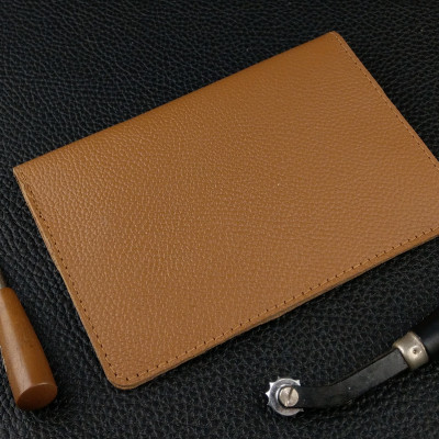 Ví Đựng Đăng Kiểm Ô Tô Da Bò Thật form ngang - hàng chính hãng