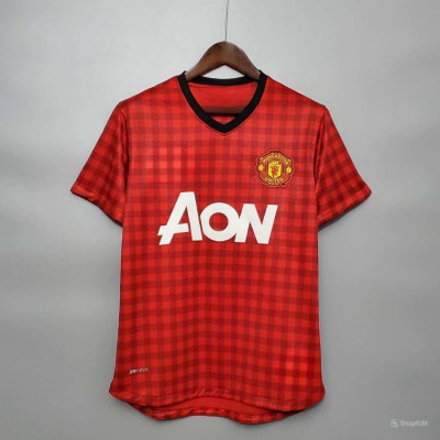 Áo Bóng Đá Retro Manchester United 2012 - Sân Nhà bản cao cấp vải Cotton Polyester