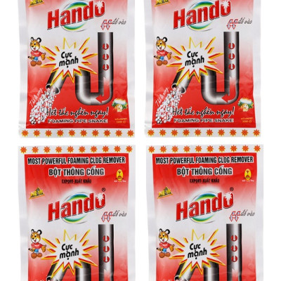 Bột thông cống 100g xuất khẩu hando cực mạnh ( đỏ - dùng cho đường ống an toàn )