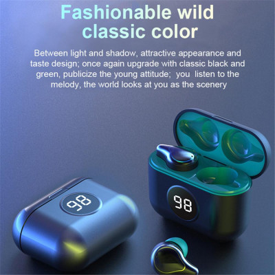 CINCATDY Tai Nghe Bluetooth True Wireless Headset Dock Sạc có Led Báo Pin Kép SE-16s - Hàng Nhập Khẩu