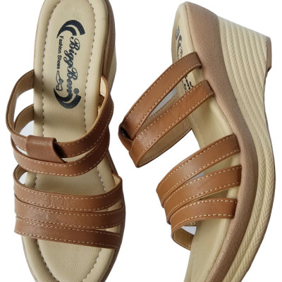 Dép Đế Xuồng Nữ Da Bò BIGGBEN Cao Cấp DX31