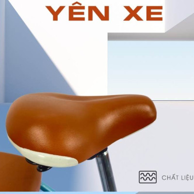 Xe đạp cho mẹ và bé Tekko C250 bánh 24 inch, có 7 tốc độ đạp cực nhẹ