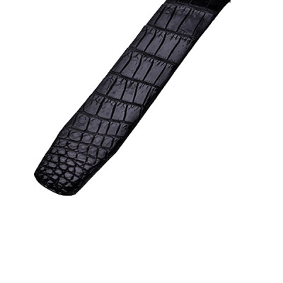 HC4715-16-17-18 - Thắt lưng nam da cá sấu Huy Hoàng gai đuôi 4P đầu kim màu đen, nâu đất, nâu đỏ, vàng bò