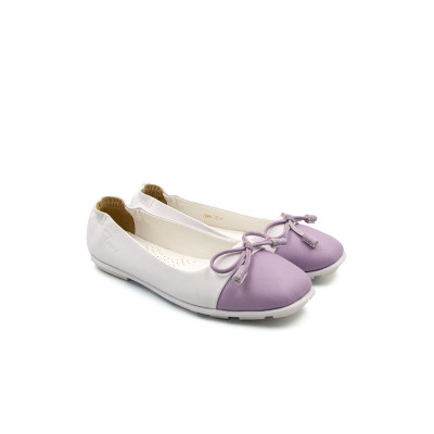 Giày Búp Bê Phối Nơ Da Micro Siêu Nhẹ TMW32305