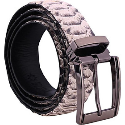 Thắt Lưng Nam Da Trăn VIP Đầu Kim Huy Hoàng HT4326 - Da Nguyên Thủy