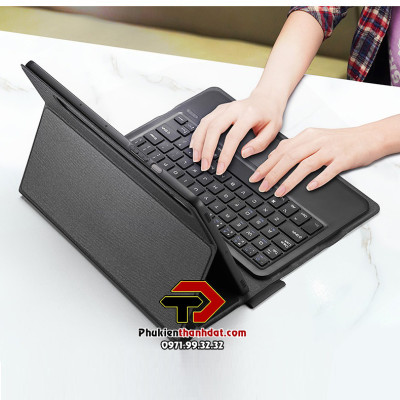 Bao da dành cho SamSung Galaxy Tab S7 T870 kèm bàn phím bluetooth Dux Ducis có bàn di chuột TrackPad - Hàng nhập khẩu 