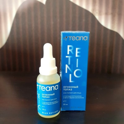 Peel da nhẹ tẩy da chết hóa học acid trái cây Teana Retinol sáng da, giảm mụn