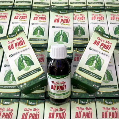 Thiên Môn Bổ Phổi Premium (chai 120ml) - Giúp bổ phổi, giảm ho, giảm đờm, giảm đau rát họng, khản tiếng do viêm họng, viêm phế quản