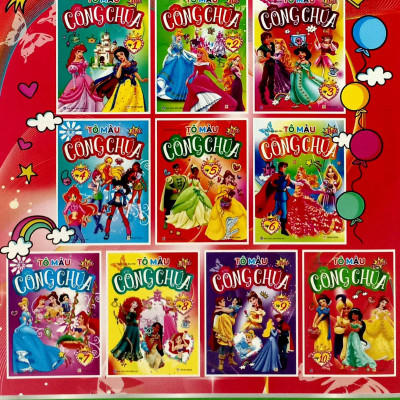 Sách - Tô Màu Công Chúa - Tập 10