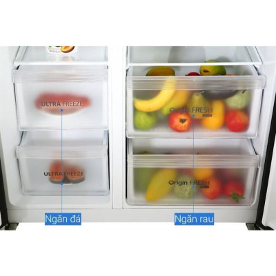 GR-RS696WI-PMV(60)-AG - Tủ Lạnh Toshiba Inverter 555 Lít GR-RS696WI-PMV(60)-AG - Hàng Chính Hãng - Chỉ Giao HCM