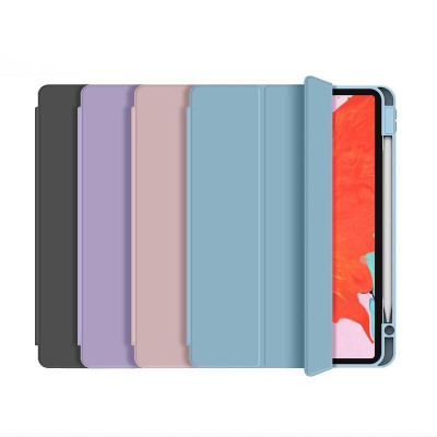Bao da cho iPad Pro 11 inch M4 2024 hiệu Wiwu Skin Feeling Protective chất liệu TPU silicon chống trầy xước,chống va đập - Hàng nhập khẩu