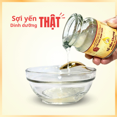 [Combo 2 Hộp ] Yến Chưng Đường Ăn Kiêng NAM TRÂN 7 gram Tổ Yến Tươi, cung cấp dinh dưỡng. Hộp ( 6 lọ x 70 ml )