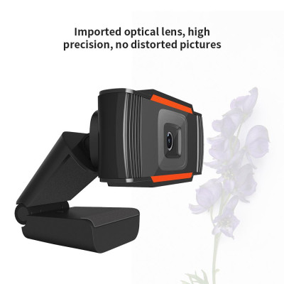 HXSJ A870 USB Webcam 480P Fixed Focus Computer Camera Built-in Sound Absorbing Microphone for   Desktop Computer Laptop