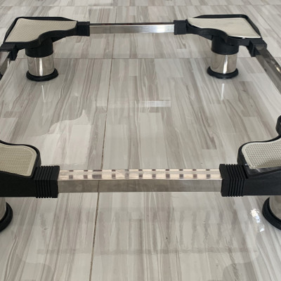 Chân đỡ máy giặt tủ lạnh đa năng 48cm đến 60cm INOX dày 1mm  Hàng Chính Hãng