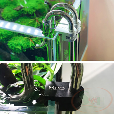 Kẹp in out MAD CNC phi 9 / 12 / 16 / 19 mm nguyên khối giữ ống dây lọc bể cá tép thủy sinh