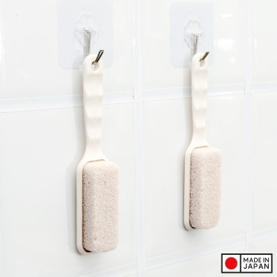 Bàn Chải Chà Gót Chân Bằng Đá San Hô - Nội Địa Nhật Bản