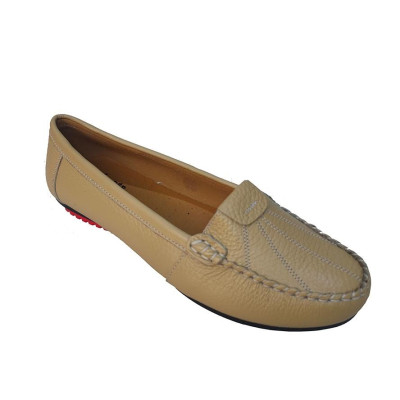 Giày Mọi Nữ Đế Bệt Da Bò Thật TiTi ĐÔ Cao Cấp GBBN2049