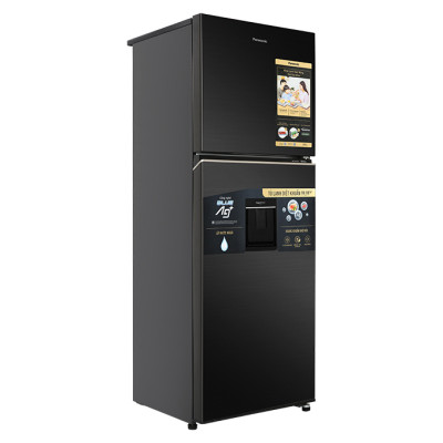 Tủ lạnh Panasonic Diệt Khuẩn 366L NR-TL381GVKV Lấy Nước Ngoài Kháng Khuẩn - Bộ Cảm biến Econavi - Ngăn Đá Trên - Hàng Chính Hãng