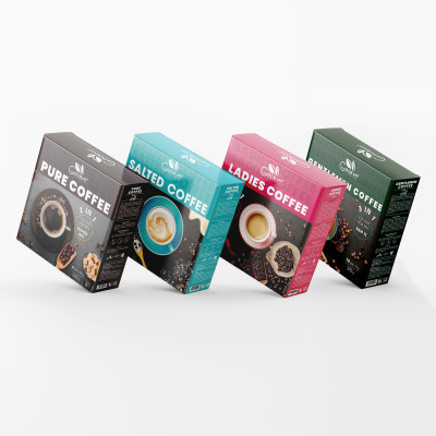 Gentlemen Coffee Goce - Cafe Nam hòa tan 3 trong 1 - 270g (15 gói x 18g)