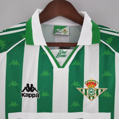 Áo Bóng Đá Real Betis 1996 - Sân Nhà bản cao cấp vải Cotton Polyester