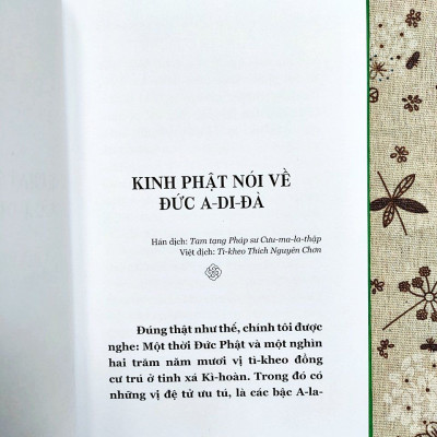 Kinh A di đà - Bốn Mươi Tám Nguyện - Kệ Nguyện Sinh - Nghi thức tụng niệm (Bìa cứng, cao cấp)