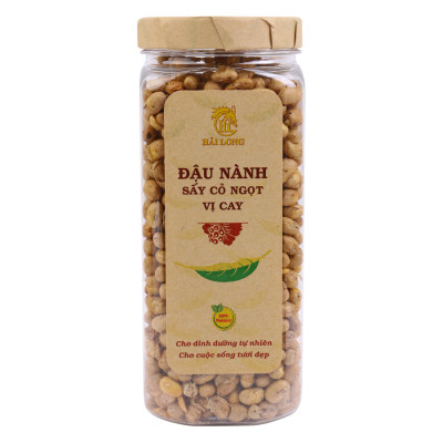 Hộp Quà Hải Long 4: 2 Hộp Đậu Nành Sấy Cỏ Ngọt Hải Long (230g / Hộp)