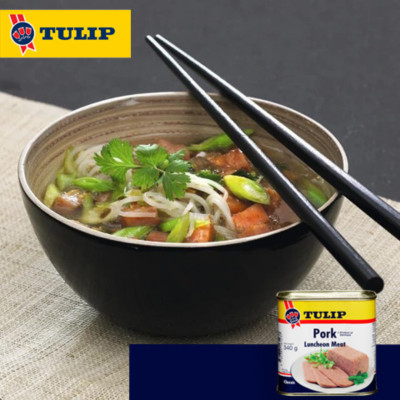 Thịt Heo Hộp Tulip 340g - Nhập Khẩu Đan Mạch | Tulip Pork Luncheon Meat 340g