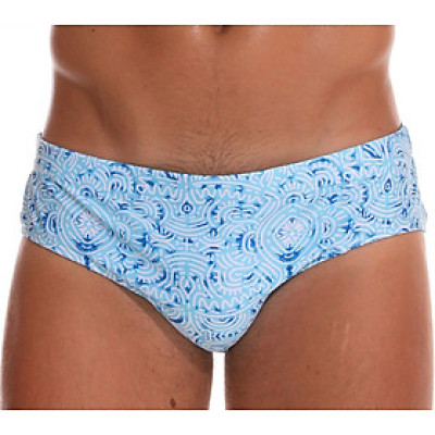 Quần bơi nam nam giác màu sắc trẻ trung thời trang, đồ bơi nam cao cấp hoa văn nổi bật