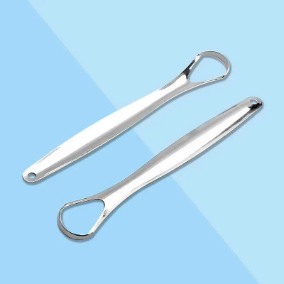 Combo 2 Dụng Cụ Cạo Lưỡi, Vệ Sinh Lưỡi Inox 304 Cao Cấp Sản Xuất Theo Tiêu Chuẩn Xuất Nhật Bản , EU Đảm Bảo An Toàn Tuyệt Đối Cho Người Dùng 