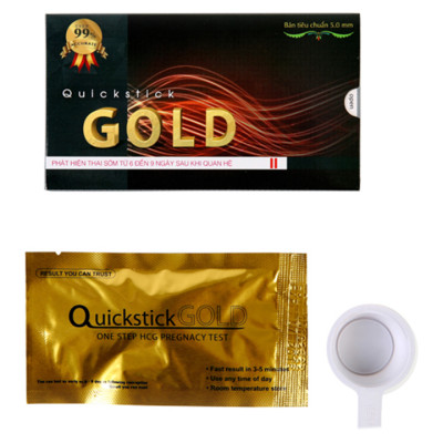 Bộ 3 Que thử thai Quickstick Gold 5mm