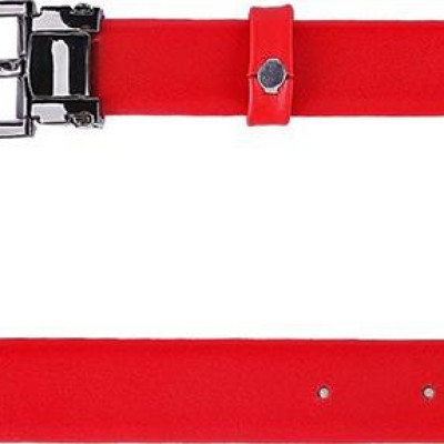 Thắt lưng nữ da bò Huy Hoàng cỡ lớn màu đỏ HT5106