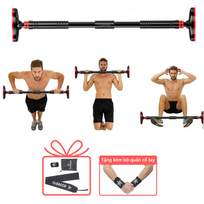 Xà Đơn  Treo Tường Gắn Cửa Điều Chỉnh Độ Dài Linh Hoạt ,Mẫu Mới Chất Liệu Thép Không Gỉ Chịu Lực 150kg , Tay Cầm Bọc Đệm PVC Chống Trượt