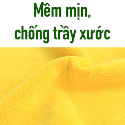 Khăn lau 2 mặt chống trầy xước cho xe con xe ô tô nhiều size, khăn lau thấm hút đa năng cho nhà bếp văn phòng - Hàng chính hãng