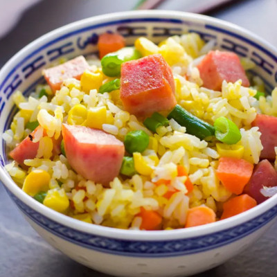 COMBO 1 Hộp Thịt Heo Hộp 40% Giảm Mặn Tulip 340g + 1 Hộp Bắp Hạt Đóng Hộp Taste-T 420g