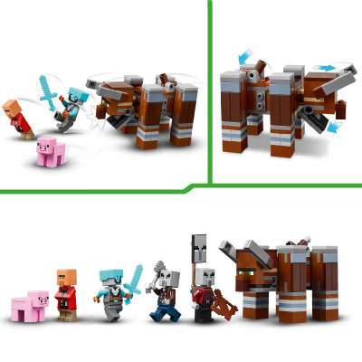 Đồ Chơi Lắp Ráp Trạm Canh Của Kẻ Cướp Và Quái Thú Ravager LEGO MINECRAFT 21278 (665 chi tiết)