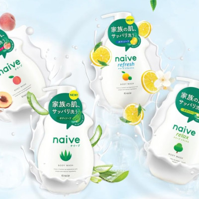 Sữa Tắm Chiết Xuất Từ Lô Hội Kracie Naive Body Wash (Aloe) - Chai 530ml