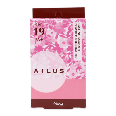 Phấn nền mỏng mịn lâu trôi Ailus Lasting Smooth Powder Nhật Bản 10g (#140 Trắng hồng) + Móc khóa