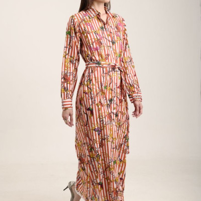 Maxi Sơ Mi Đính Cườm Cotton Isla Bonita