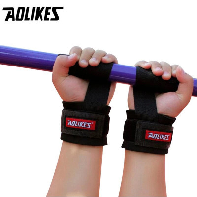 Dây kéo lưng trợ lực cổ tay AOLIKES 7638 nâng tạ tập gym sports fitness protection help wristbands