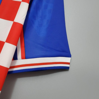 Áo Bóng Đá Retro Tuyển Croatia 1998 - Sân Khách bản cao cấp vải Cotton Polyester
