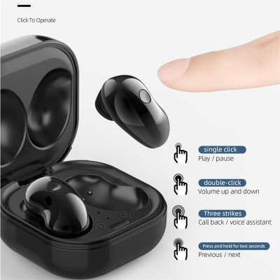 CINCATDY Tai Nghe Bluetooth Earbuds Gaming Headset True Wireless Headphone Dock Sạc có Led Báo Pin Kép S6 PLUS