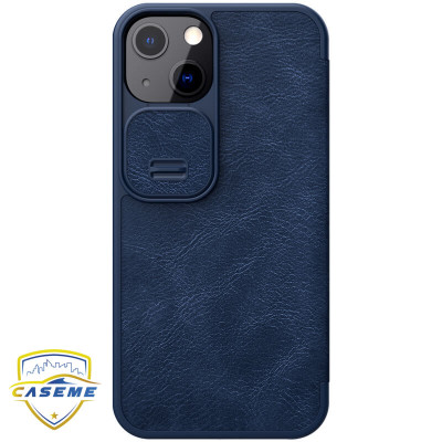 Bao da dành cho iPhone 13 hàng chính hãng Nillkin QIN có nắp trượt bảo vệ camera