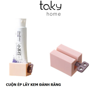 Dụng Cụ Ép Tuýp Kem Đánh Răng Bằng Nhựa Chắc Chắn, Cuộn Kẹp Ép Lấy Kem Đánh Răng Tiết Kiệm, Tiện Dụng Cho Gia Đình. TakyHome 5202