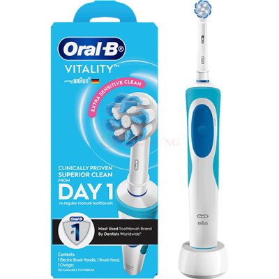 Bàn chải điện Oral-B Vitality Extra Sensitive Clean D12.513 - Hàng chính hãng
