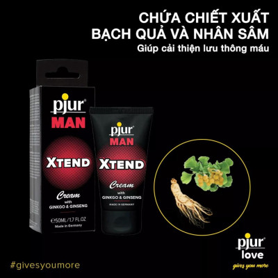 Gel cường dương Pjur Man Xtend 50ml dành cho quý ông tăng khoái, tăng lưu thông máu