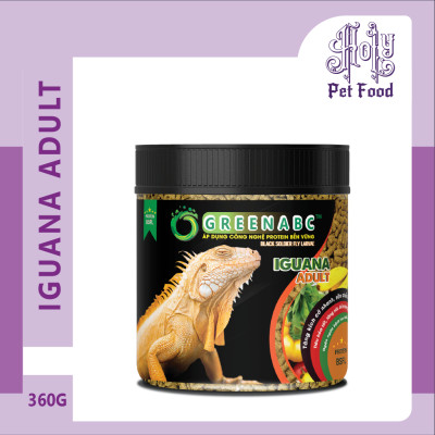 Thức ăn Iguana Trưởng Thành dạng VIÊN, Rồng Nam Mỹ Trưởng Thành VIÊN - Cơ thể săn chắc, Tiêu hóa tốt - hộp 360g