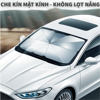 Ô Che Nắng Kính Lái Xe Ô tô - Bảo vệ nội thất ô tô - Dù che nắng kính lái xe hơi - chống tia UV
